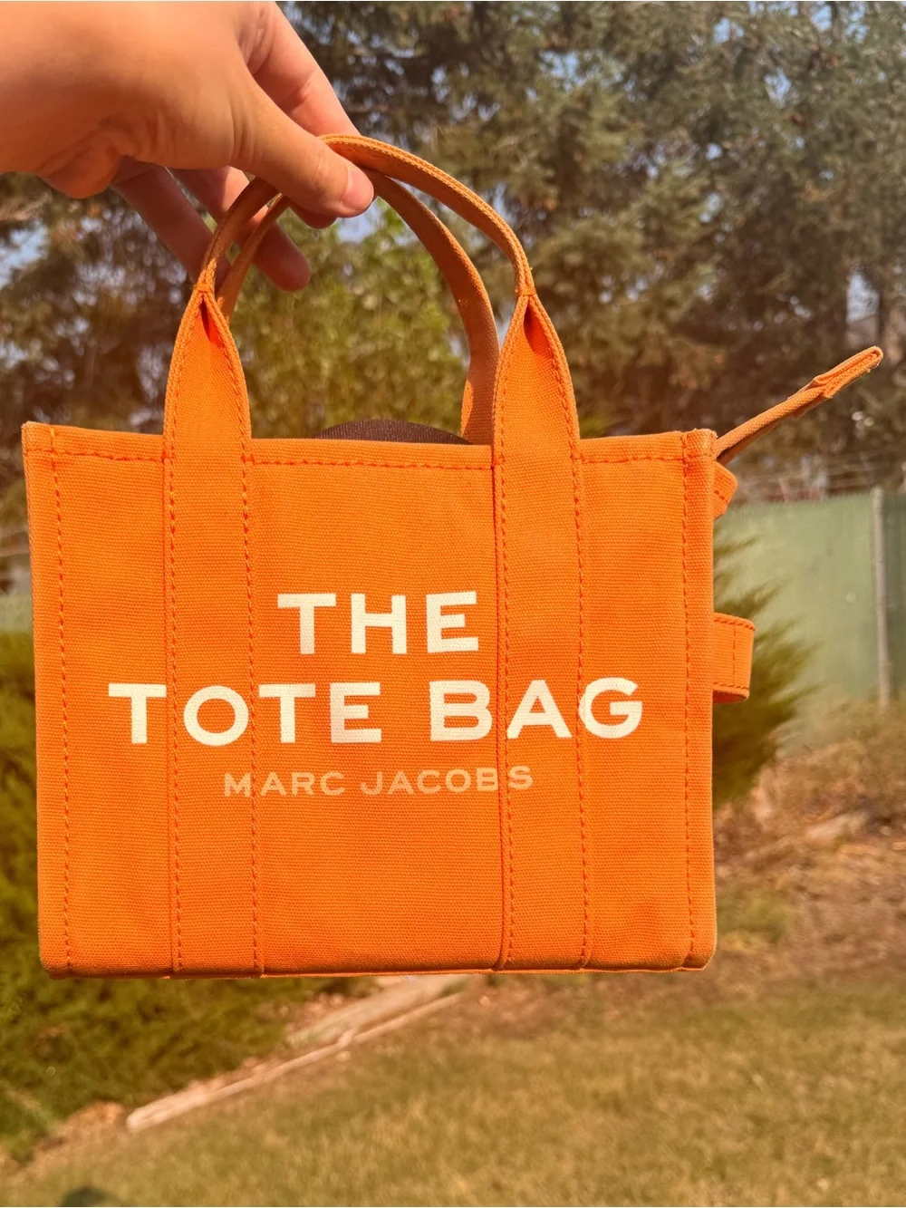 Marc Jacobs Orange 'The Tote Bag' Small